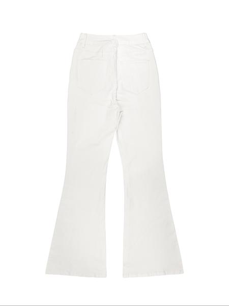 GILIPUR Y2K Women's Slim Flare Pants, Casual Pants Button Fly Pocket Design Flare Pants Denim, Suitable For All Seasons Flare Pants, Women's Bottoms Daily Wear Gift Set, Deals For Me Days, Spotlight Finds