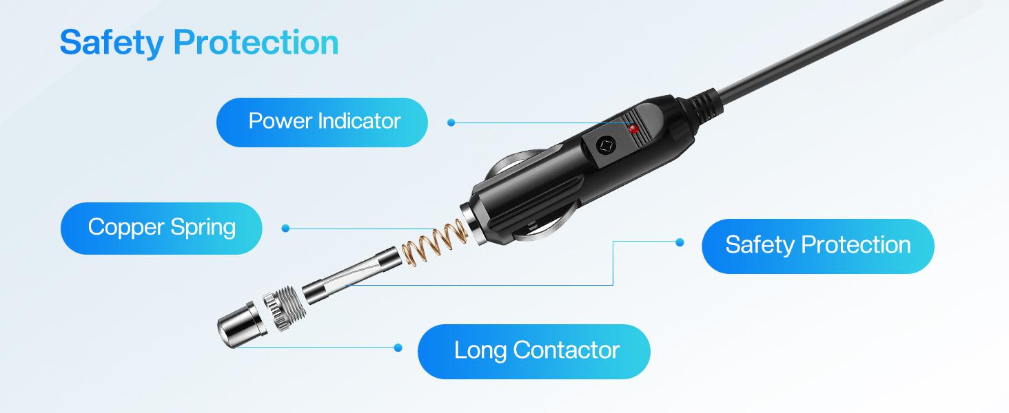 12V Car Adapter for All Comfier Neck Back Massage Cushion Cigarette Lighter Car Charger Adapter Vehicle Accessory Electronic Accessories Safety Features Compact Design 12V Car Adapter for All Comfier Neck Back Massage Cushion Cigarette Lighter Car Charger Adapter Vehicle Accessory Electronic Accessories Safety Features Compact Design