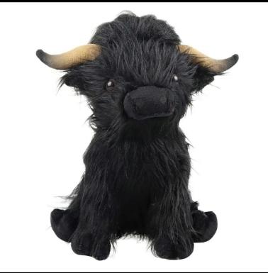 Summer Highland Cow Plush Toy,Simulation Stuffed Toy,Fluffy Toy,Animals Decoration Toy,Cute Stocking Stuffers,Home Decorative Ornament Toy, Best Gifts, Birthday Gift. Stress Soft