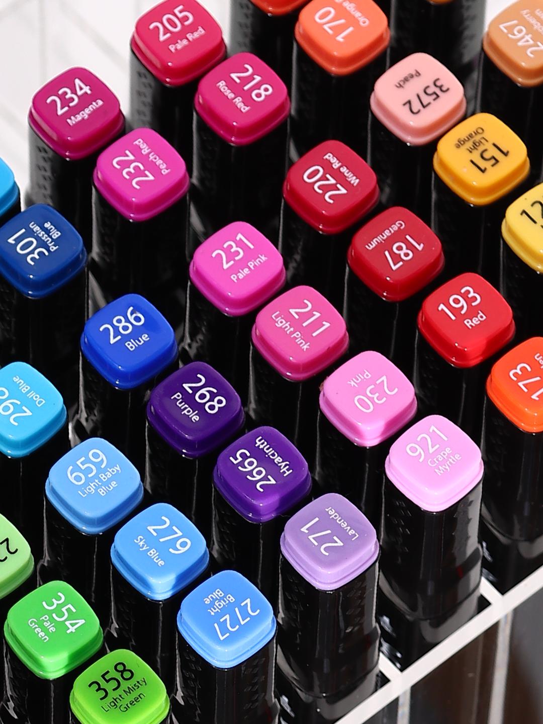 WINSONS 12/24/36/60/120/240 Colors Dual Tip Alcohol Markers Set for Airbrush Marker Replacement WINSONS 12/24/36/60/120/240 Colors Dual Tip Alcohol Markers Set for Airbrush Marker Replacement