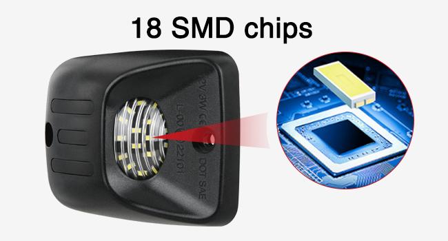 Nilight License Plate Lights Compatible with 1995 1996 1997 1998 1999 2000 2001 2002 2003 2004 Toyota Tacoma with Red OLED Neon Tube 6000K White 2PCS Pack dealsforyoudays