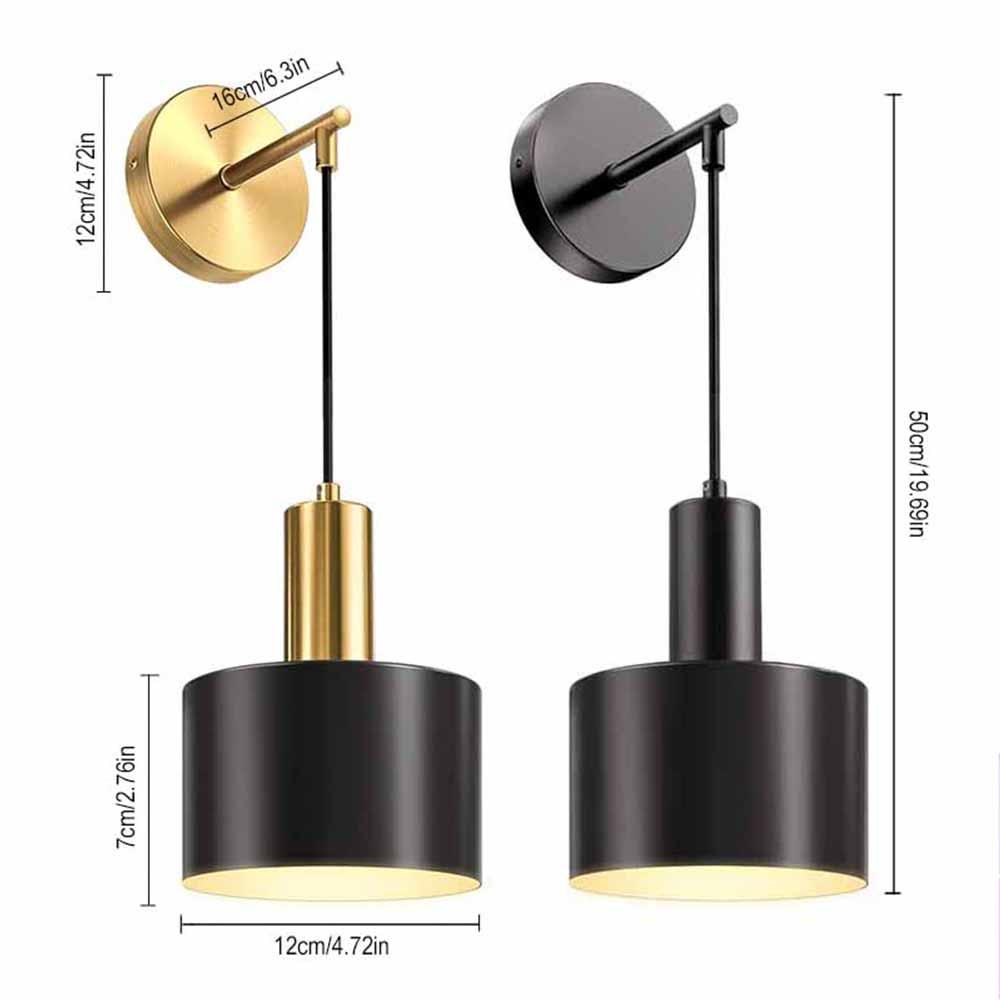 2 Piece LED Rechargeable Wall Light Set, Modern Iron Art Wall Lamp, RGB Remote Control Indoor Decor Lighting, Modern Mood Lighting