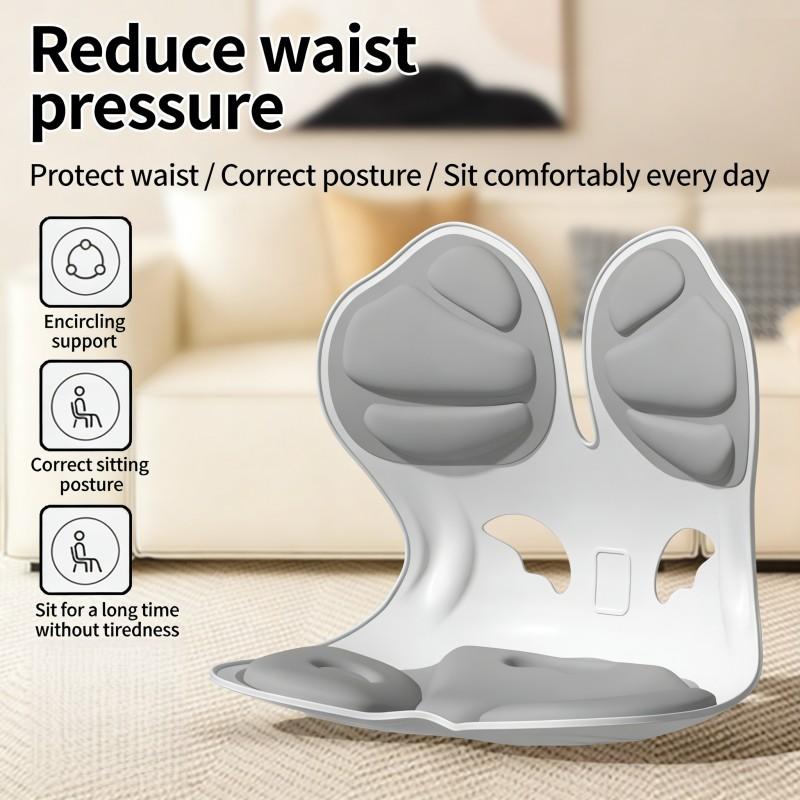 Ergonomic Lumbar Support Cushion, Back Pain Relief, Posture Correction, Ideal for Office, Floor Seating, Home Work, Comfortable Sitting