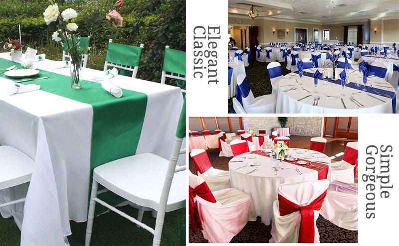 50 100 Pack Satin Chair Sash Chair Decorative Bow Removable Washable Chair Cover for Weddings Bridal Showers Baby Showers Birthday Parties Holiday Banquets Party Receptions Home Kitchen Dining Room Rustic Boho Elegant Wedding Decor