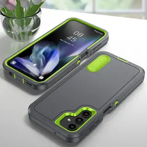 Military Grade Case for Samsung Galaxy A56 A36 A26 A16 A06 A54 A15 A53 A14 A13 5G 4G A04S Protective Kickstand Armor Cover Coque
