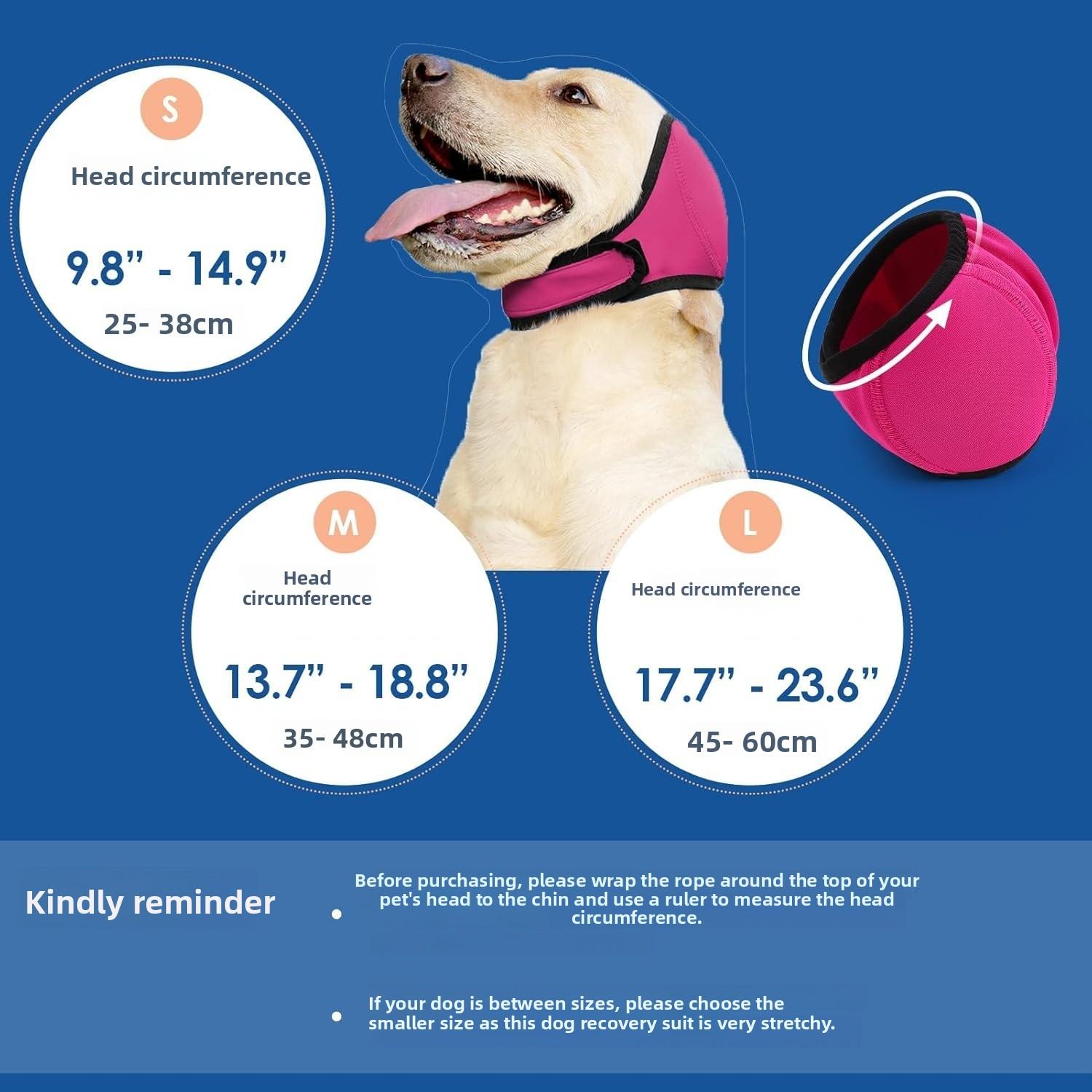 Thickened and oversized dog earmuffs for swimming, noise-reducing calming hat, warm hoodie 0kg with noise-reducing earmuffs available