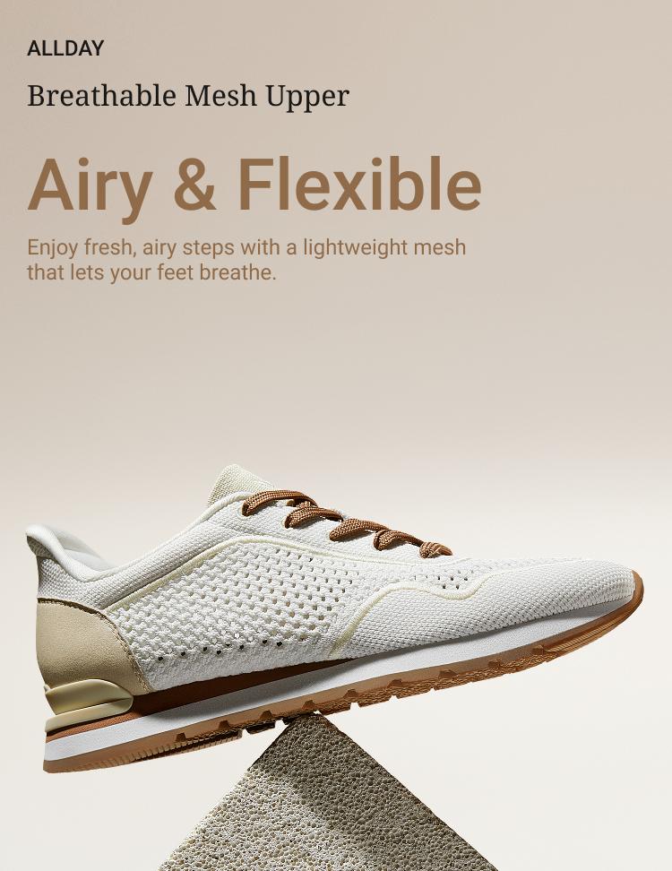 VIVAIA Slip-On Sneakers All-Day Comfort, Water-Repellent, Machine Washable, High Rebound Sole, Breathable Knit Healthcare/ Travel / Standing Workers Shoes, Comfortable Sneakers, Unisex Shoes (All Day)