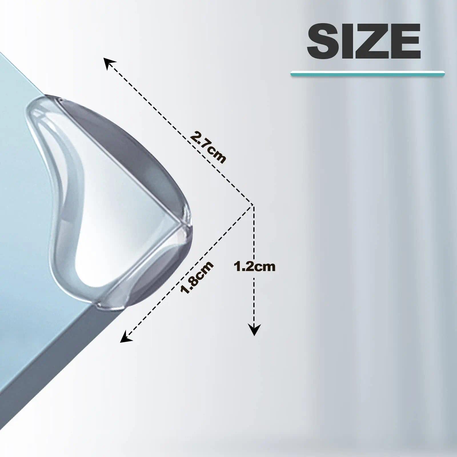 30pcs Furniture Edge&Corner Protection Guards, Summer Clear Anti-collision Corner Protector for Little and Adults,Table Crib Fireplace Safety Protection Corner Pads