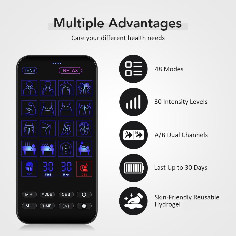 4-In-1 Massage Instrument Ces Sleep Aid + Nasal Care Device, Portable Muscle Massagers, Body Waist Shoulder Leg Sports Workout Muscle Relaxation Massager Set 4-In-1 Massage Instrument Ces Sleep Aid + Nasal Care Device, Portable Muscle Massagers, Body Waist Shoulder Leg Sports Workout Muscle Relaxation Massager Set