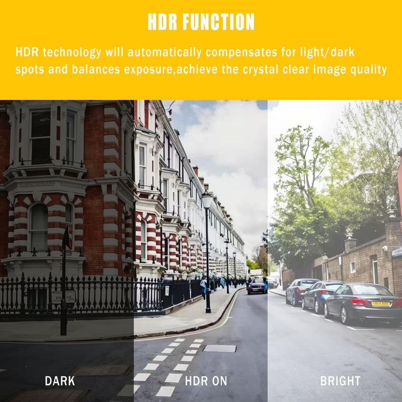 Dashcam anteriore e posteriore, con Wi-Fi, 1 dash cam per auto, registratore di guida grandangolare con sensore G per visione notturna a infrarossi, schermo IPS da 3,16 pollici, telecamera HD 1080P con doppio obiettivo, regalo autunnale, regali di compleanno Front & Rear Dashcam, With WI-FI,1 Count Dash Camera for Car, Wide Angle Car Driving Recorder with IR Night-Vision G Sensor, 3.16 Inch IPS Screen 1080P HD Camera with Dual Lens, Fall Gift, Birthday Gifts