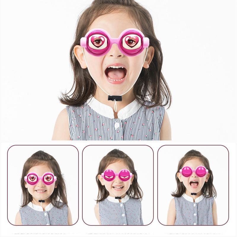 Funny Blinking Eyewear, Novelty Prank Glasses, Creative Crazy Eye Design, Adorable Toy Gag Gifts, Perfect for Party Fun & Jokes