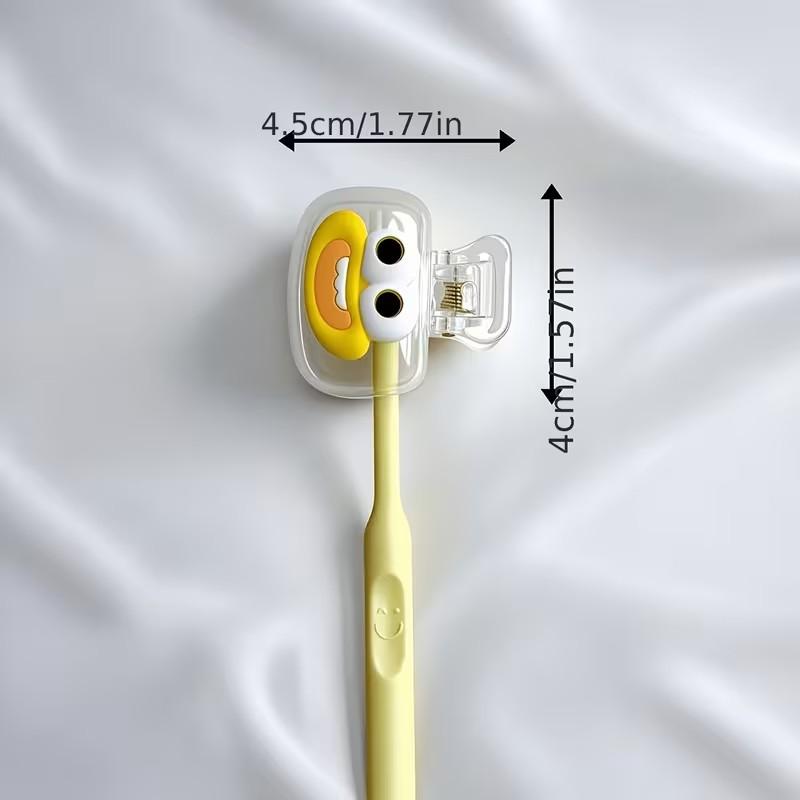 Home Toothbrush Head Storage Box, Portable Travel Toothbrush Protector Case with Drainage Hole Stand, Essential Bathroom Accessory