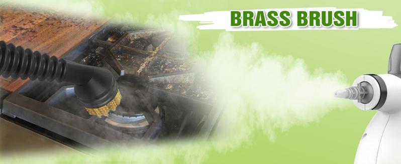 Pressurized Handheld Multi-Surface Natural Steam Cleaner with 12 pcs Replacement Parts , Multi-Purpose Steamer for Springtok , Home and Car Thanksgiving Early