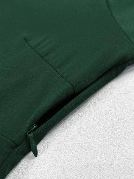 Plus Size Slim Fit Mid-Length Dress, Casual V Neck Short Sleeve High Waist Summer Dress with Belt, Soft Comfortable Women's Clothing