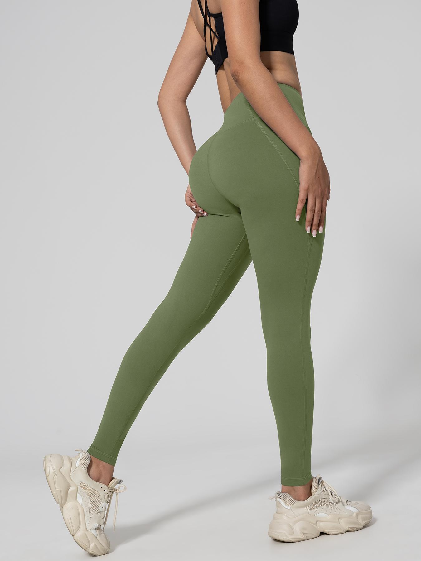 CHRLEISURE 3/5/6-Pack High Waisted Sports Leggings with Pockets for Women - Soft Athletic Tummy Control Pants for Running Cycling Yoga Workout Leggings