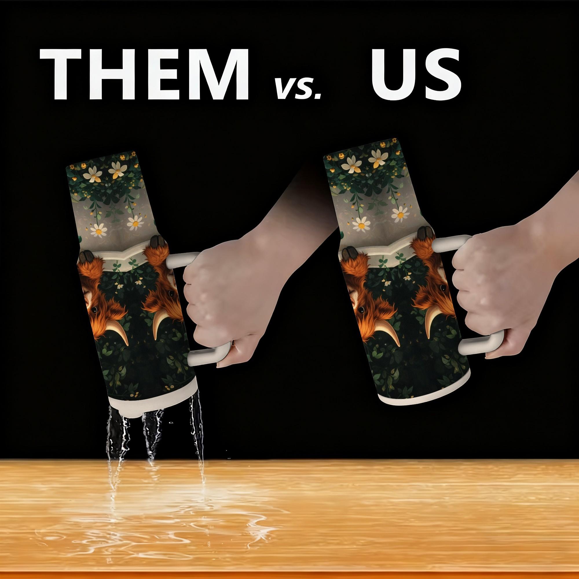 40 Oz Tumbler with Handle and Straw, 100% Leakproof Insulated Water Bottle, Stainless Steel, Cup Holder Friendly, 40oz Mist Color