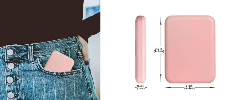 LED Pocket Mirror Travel Mirror with Light 1x/3x Magnification Compact Mirror LED Travel Mirror Lighted Compact Mirror Portable for Handbag, Purse, Pocket, LED Handheld 2 Sided Folding Mirror for Christmas Gift LED Pocket Mirror Travel Mirror with Light 1x/3x Magnification Compact Mirror LED Travel Mirror Lighted Compact Mirror Portable for Handbag, Purse, Pocket, LED Handheld 2 Sided Folding Mirror for Christmas Gift