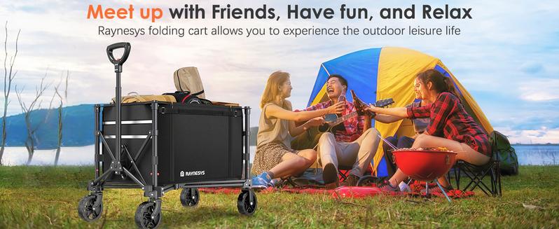 3 in 1 Collapsible Wagon Converts to Bench, 220lbs Foldable Wagon portable Cart ,120L Shopping Cart for Groceries Folding Utility Wagon for Garden, Camping, Sport, Black Large Capacity camp gear Travel Outdoor Life Reusable Lightweight Compact Modern 3 in 1 Collapsible Wagon Converts to Bench, 220lbs Foldable Wagon portable Cart ,120L Shopping Cart for Groceries Folding Utility Wagon for Garden, Camping, Sport, Black Large Capacity camp gear Travel Outdoor Life Reusable Lightweight Compact Modern