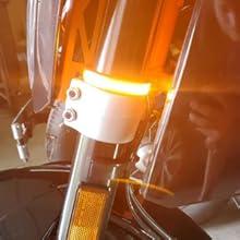 Nilight 2PCS 6-5050-SMD Waterproof Flexible Turn Signal Backup License Plate Universal Amber Lights Strip Universal for Motorcycle ATV UTV High Brightness Car LED Tail Light Strip Fishbone LED Tailgate  Autos Vehicle  dealsforyoudays