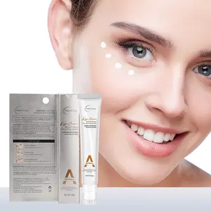 Retinol Eye Cream with Roller Applicator, Hydrating and Firming Formula, Contains Glycerin and Hyaluronic Acid, Ideal for Eyelid Care