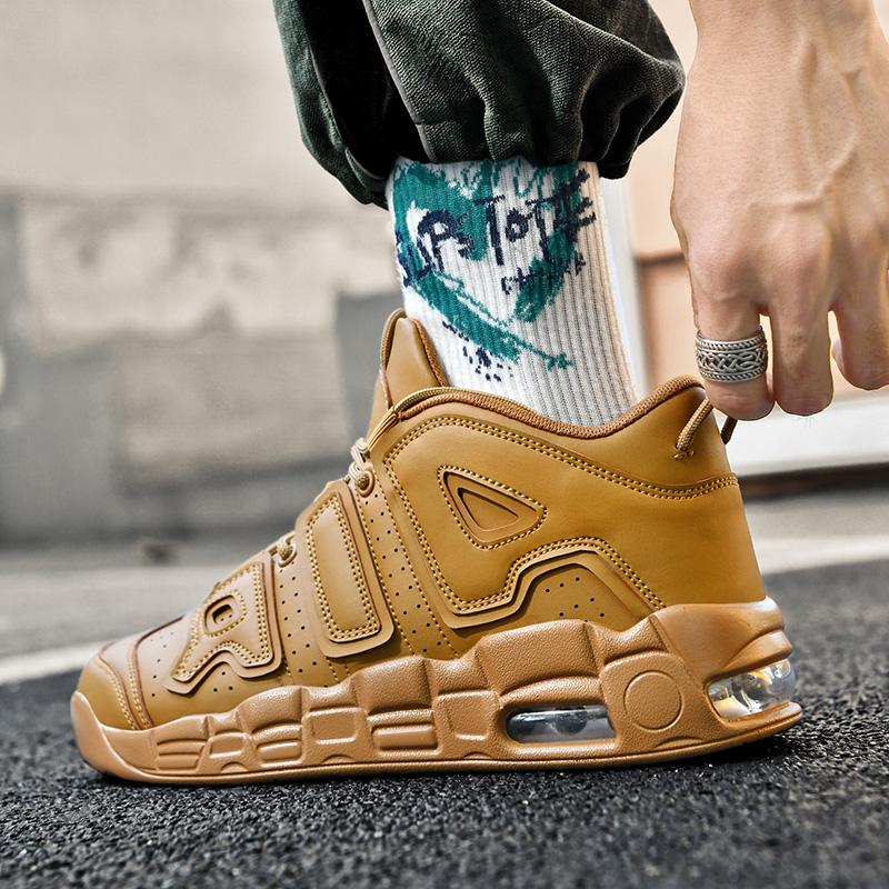 Unisex Fashion Casual Sports Shoes, Stylish Basketball Shoes, Shock Absorption Comfortable Shoes, Sizes 36-47, Men and Women