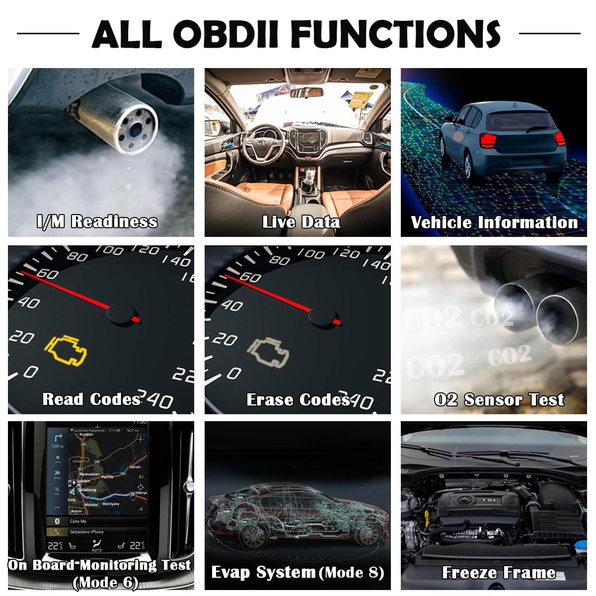 Car OBD2 Scanner Diagnostic Tool Code Reader, Car Voltage Tester Engine Fault Code Scanner, Charging Tester Diagnostic Tool For OBDII Protocol Cars V519-Yellow Live Data Stream