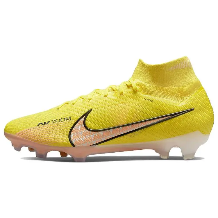 Nike Mercurial Superfly 9 Elite FG Soccer Cleats for Men and Women – Round-Toe Design with Rubber Studs for Natural Grass Verifiable, with credentials and supporting global authentication