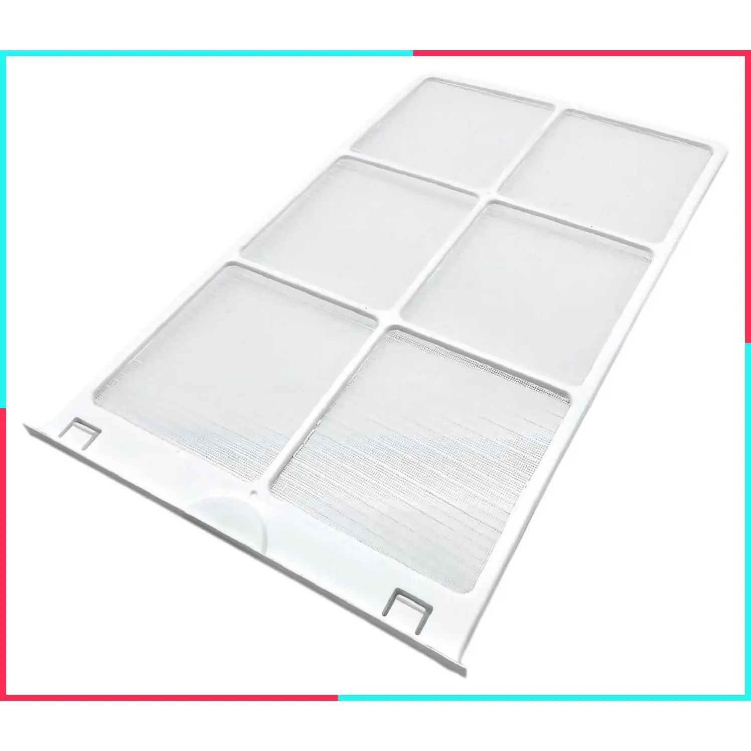 1 Pack WJ85X21746 Air Filter Replacement for Room Air Conditioner Compatible with AHQ06LYW1, AHQ06LYQ1, AHR05LWQ2, Replaces A0010209471, AP6280063, White