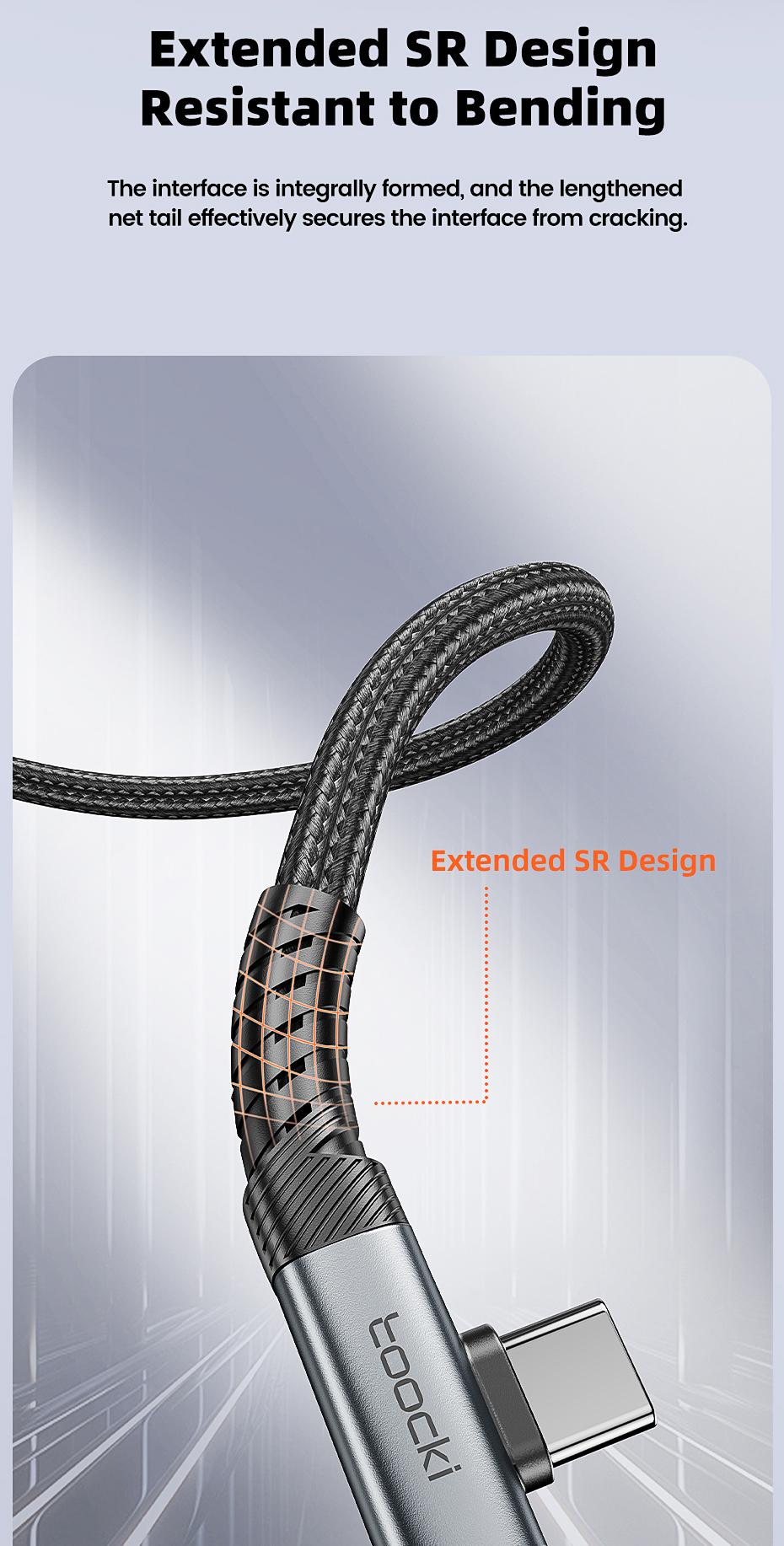 Toocki 5m VR Link Cable 2-in-1 USB A USB C to Type C PD USB3.0 Data Transfer Elbow Wire For Quest3/Quest2/Pro/Pico4 Accessories 90 Degree Elbow USB C To Type C Link Cable Toocki 5m VR Link Cable 2-in-1 USB A USB C to Type C PD USB3.0 Data Transfer Elbow Wire For Quest3/Quest2/Pro/Pico4 Accessories 90 Degree Elbow USB C To Type C Link Cable