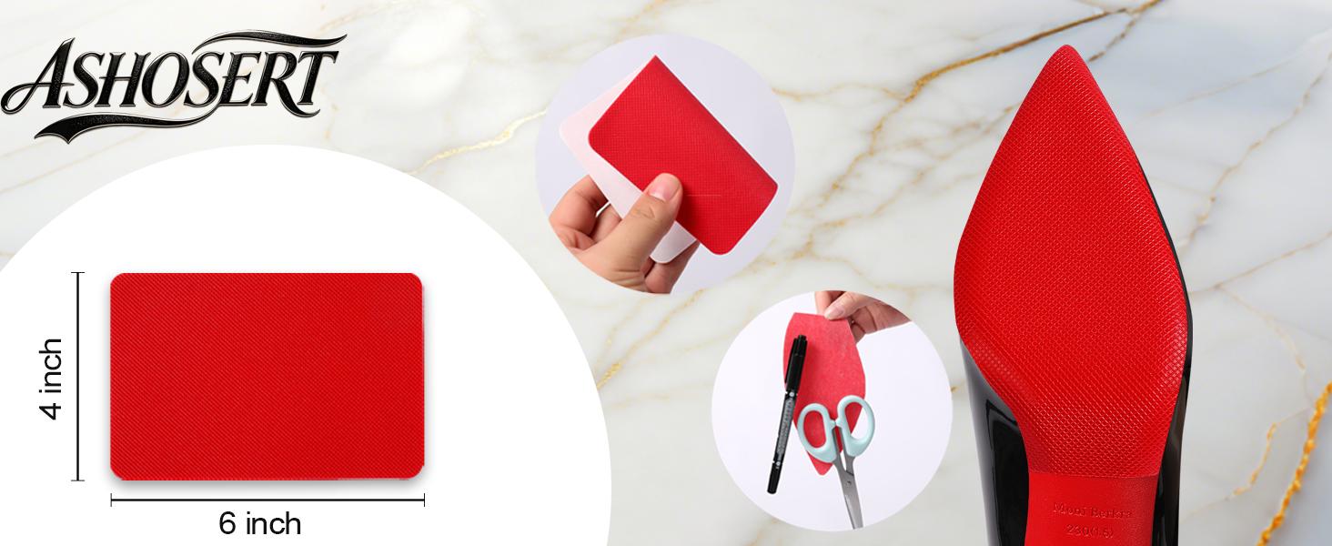 Sole Protector for High Heels, Shoes Grips on Bottom of Shoes,Shoe Bottom Protectors Anti Slip Grips Self Non Slip Shoe Pads