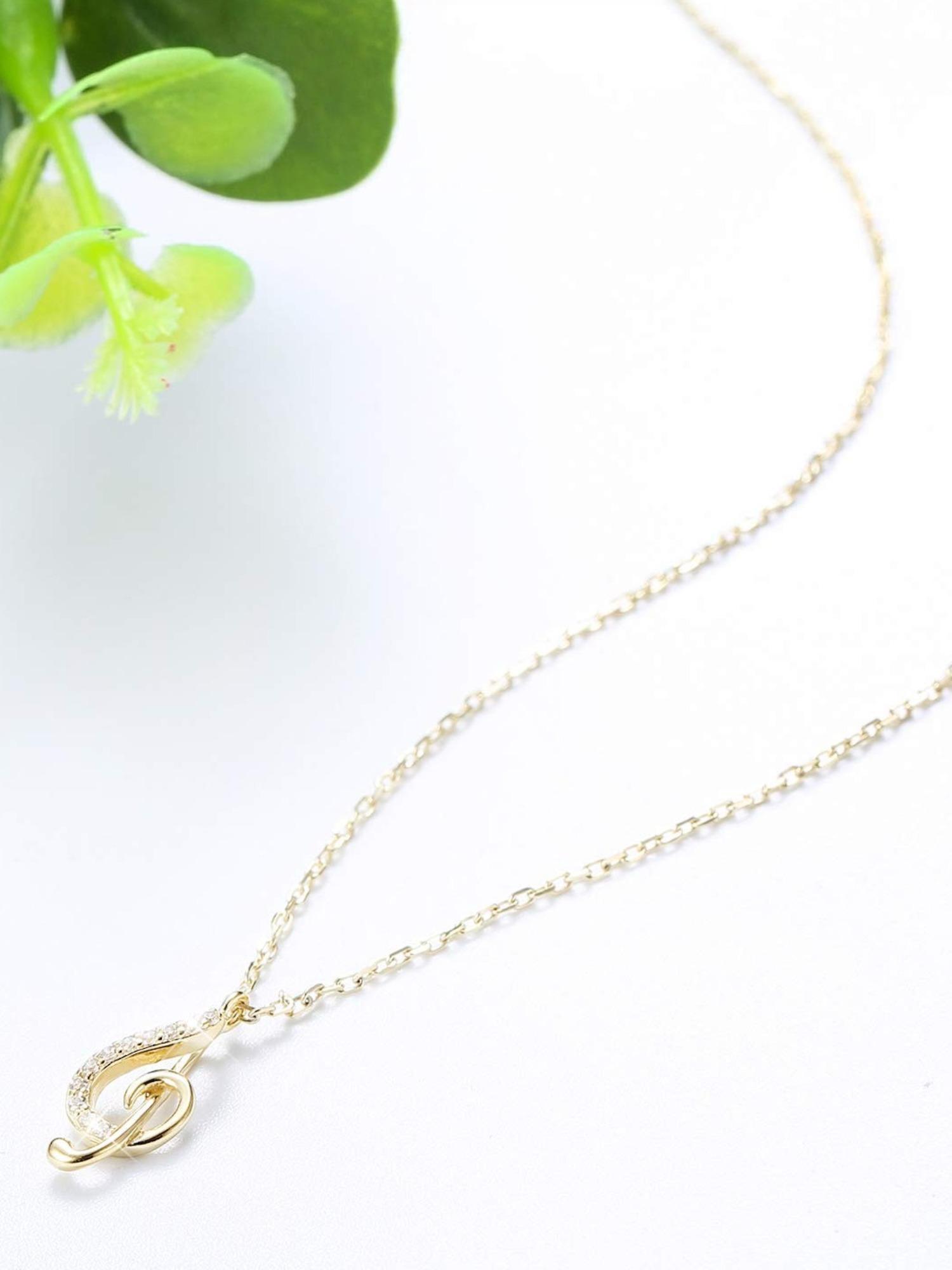 1 Pc Stylish Golden Treble Clef Music Necklace with Shining Swarovski Crystal for Women Men Delicate Artistic Jewelry Piece Lightweight Copper for Soft Comfortable Wearing for Daily Use Concerts Festivals Parties Gift for Musicians Music Enthusiasts