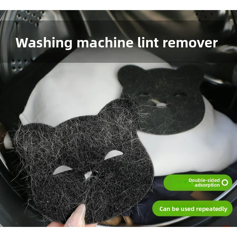 Washing Machine Lint Catcher Pet Hair Remover Universal Household Lint Cleaner Reusable Filter For FrontLoad Washing Machine