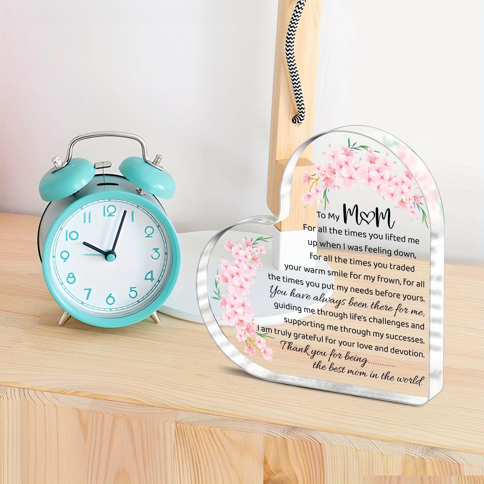 Acrylic Mom Gift, 1 Count/12pcs/set Thank You Gift for Mom, Definition Acrylic Plaque, Desk Signs Ornament for Table Tops, Home Decor