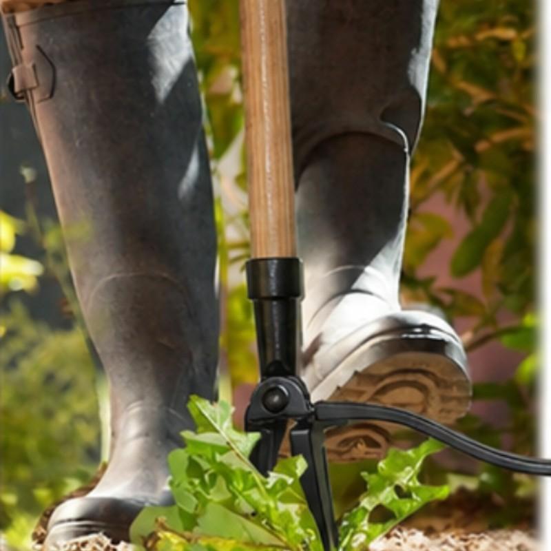 Manual Weeding Tool, Root Puller Garden Weed Remover, Standing Weed Picker, No Bending Required, Handheld Root Fork Clipper, Durable Gardening Tools