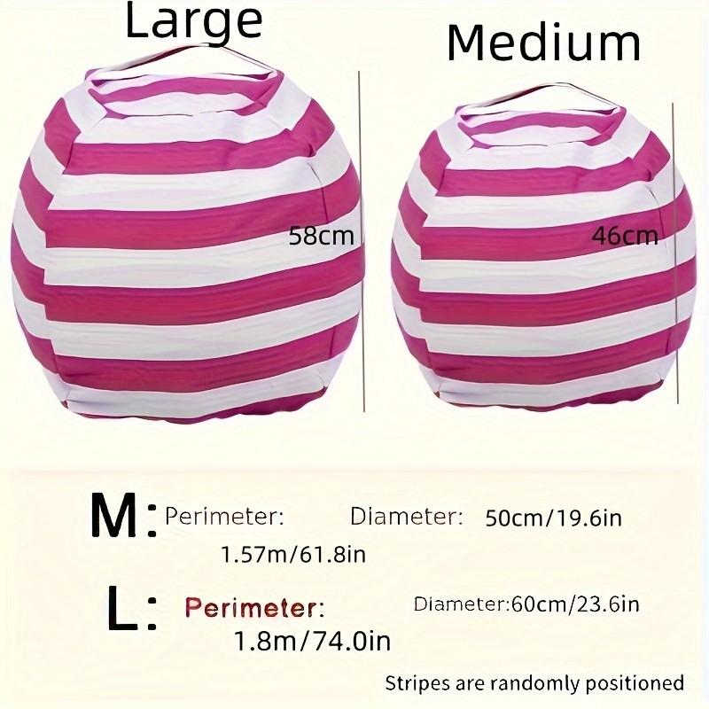 Single Stripe Canvas Storage Bag, Spacious Chair Protector, Multi-Functional Zippered Quilt Organizer, with Handle, Home Use