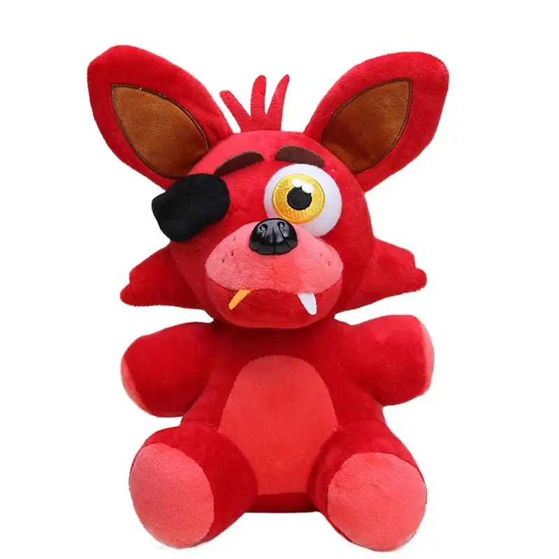 *new Five Nights at Freddy's (FNAF) - Cute Plush Toys. 18cm Game Dolls: Bonnie Bear, Foxy from the Animated Series. Freddy Plush