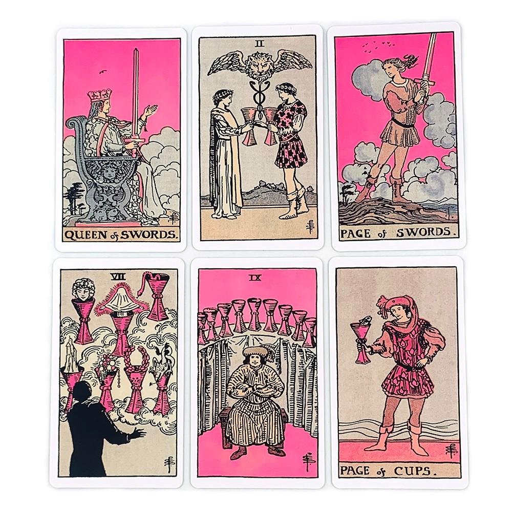 78 Mystery Realm Tarot Cards, Beginner-Friendly Divination Deck, Spiritual Exploration Guide for Easter, Christmas, Halloween, Fun Gathering Game