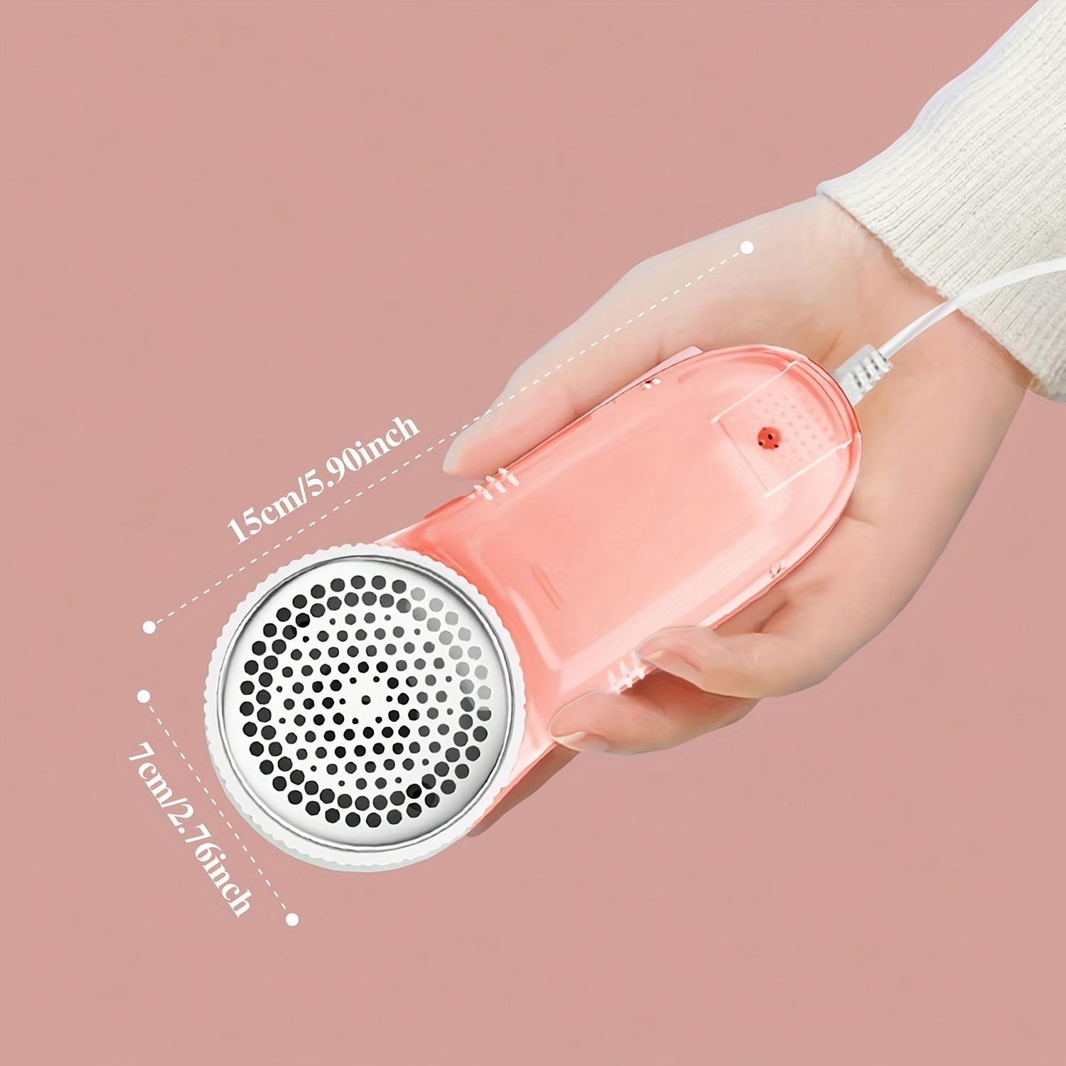 1pc Portable USB Powered Lint Remover, Automatic Fabric Shaver for Clothes, Bedding, Carpets, Sofas - Effective Ball & Fuzz Removal, Household Cleaning Tool, Plastic, 36V Max Voltage, No Battery Required