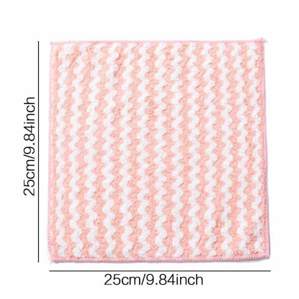 Ultra-Absorbent Microfiber Dish Cloths - Thickened Dual-Side for Kitchen, Bathroom & Restaurant Cleaning. Fast-Drying, Anti-Bacterial & Grease-Proof. Durable Multi-Surface Scrubber for Home & Commercial Use.