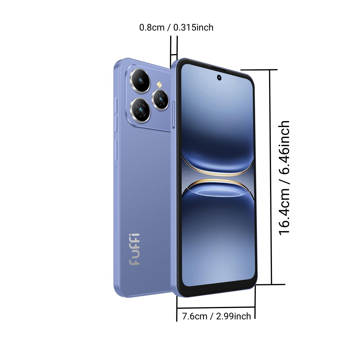 FUFFi-M17 Pro 4G Smartphone, Android Cell Phone, 3+32GB ROM, Expandable Memory, 6.56-Inch HD Display, Dual Sim, 3100mah Battery, Android 12.0