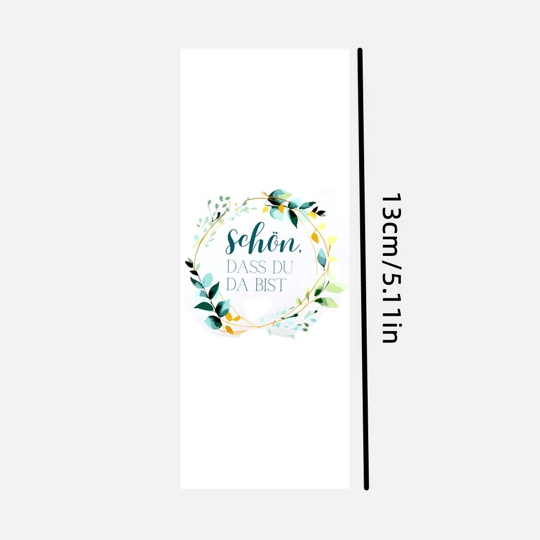 10 Gift Tags Wedding Ritter Sport Mini Banners, Thank You Labels, Perfect for Gifts, Birthday, Wedding, Baptism, Table Decorations