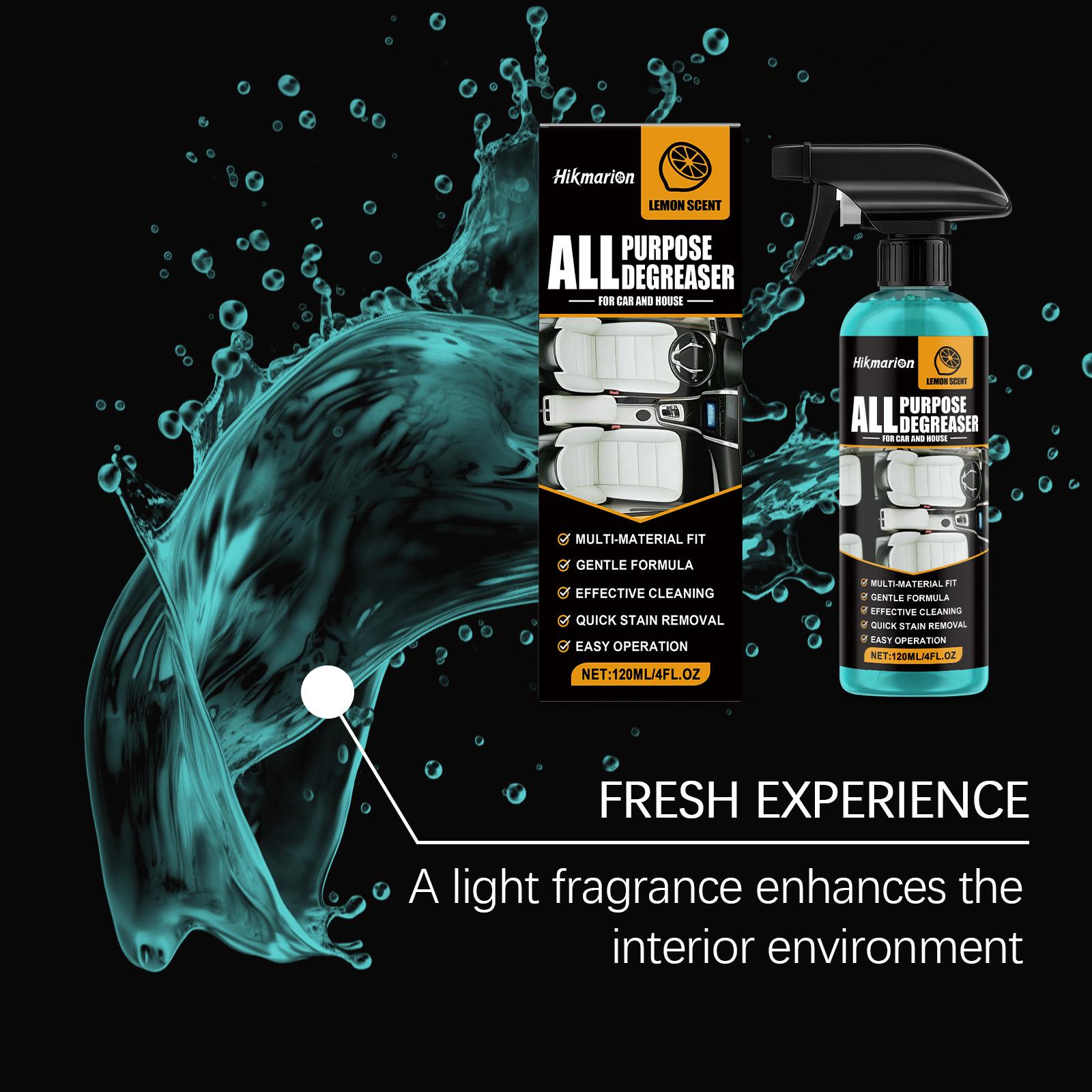 Multi-Purpose Oil Remover, Car Interior Care Renovation, Odor Elimination, Enhances Vehicle Environment, Automotive Cleaning Solution