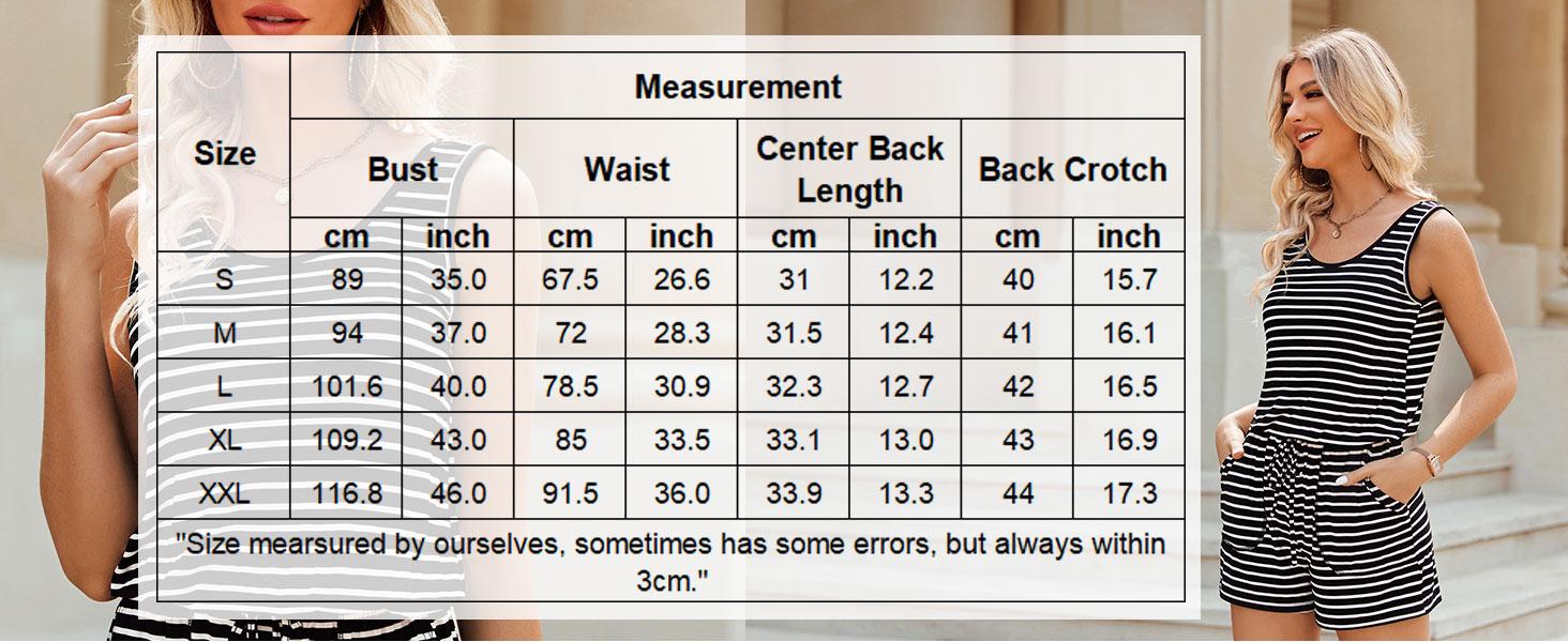 Rompers for Women Summer Sleeveless Scoop Neck Tank Top Casual Short Jumpsuit Rompers with Pockets SpringStatements Rompers for Women Summer Sleeveless Scoop Neck Tank Top Casual Short Jumpsuit Rompers with Pockets SpringStatements