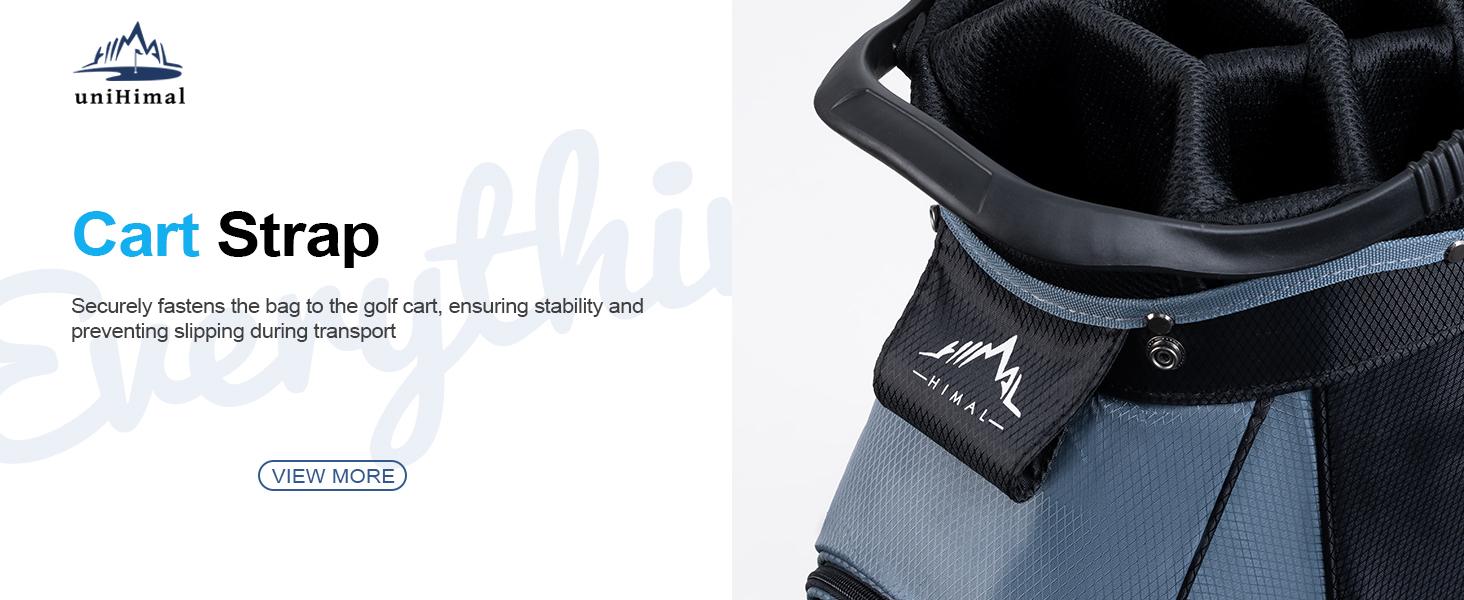 UNIHIMAL 14-Way Golf Cart Bag with Organizer Divider & Rain Cover UNIHIMAL 14-Way Golf Cart Bag with Organizer Divider & Rain Cover