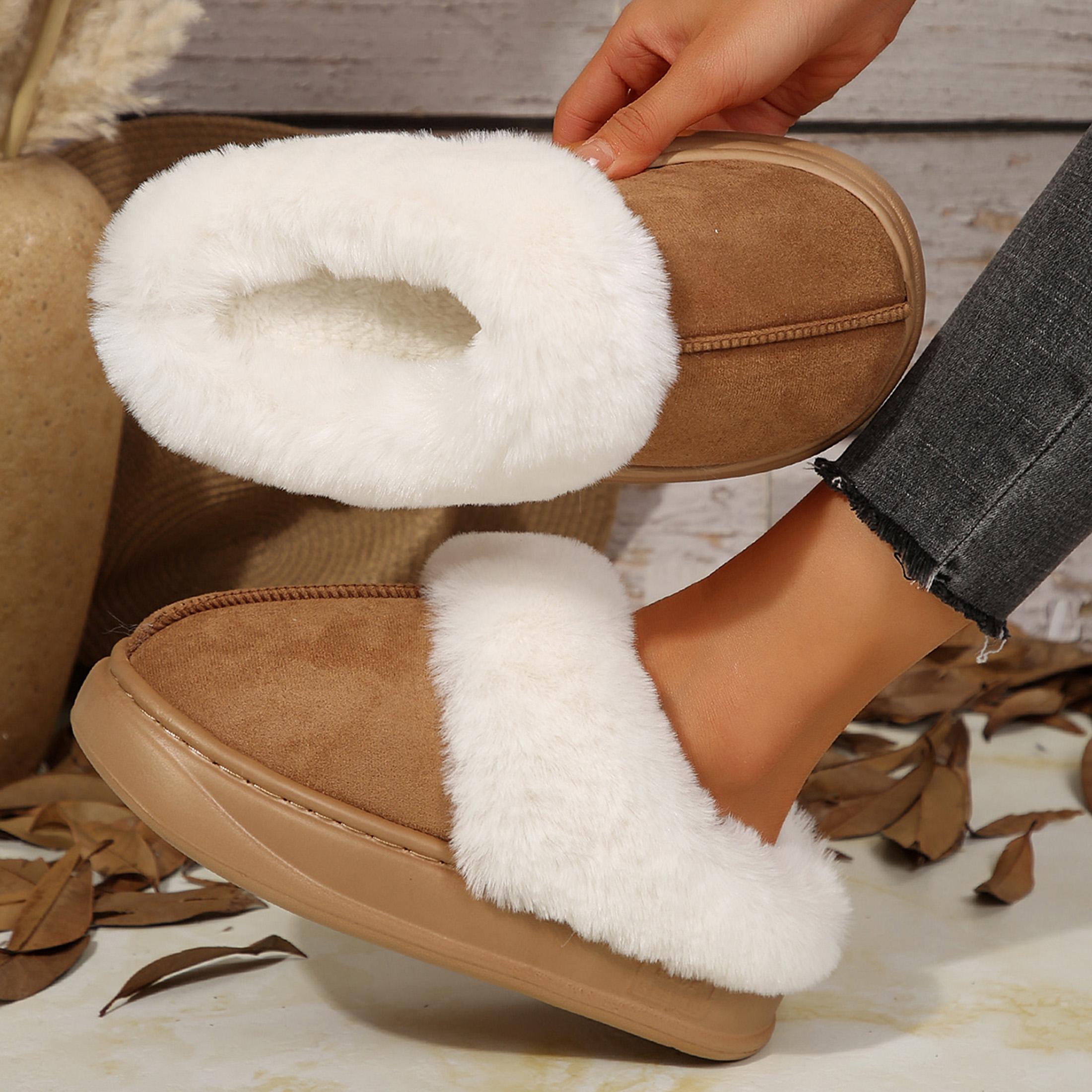 Women's Slipper Boots with Soft Sheepskin Insole, Memory For Lining and Rubber Soles - Indoor/Outdoor House Slippers