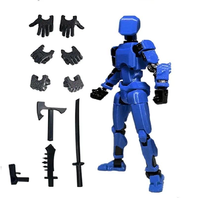 Multi-jointed movable and deformable robot 2.0, 3D printed dummy, 13 motion puppets, adult games, Articulated Figures, Action Figures Set