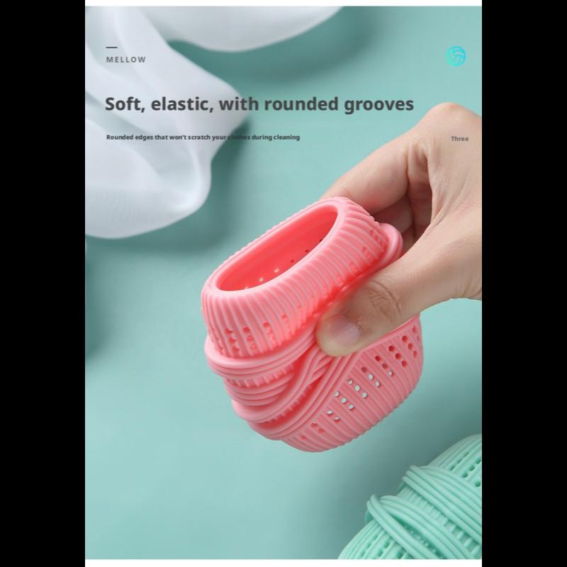 No More Hand-Tearing Filters! Ball Collection Bag for Washing Machine, Insert Into Drum, Wash 10 Times, Empty Once, Convenient Design