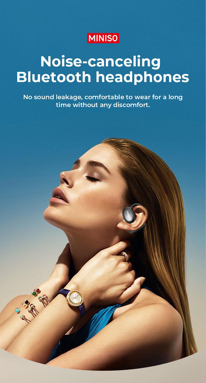 MINISO 181  OWS open Bluetooth 6.0 sports earphones HIFI sound quality sports earphones IPX5 waterproof with microphone