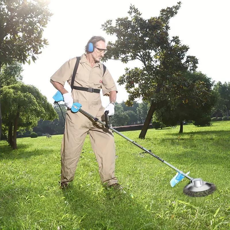 Alloy Steel Weed Brush Head, Lawn Mower Attachment, Rust Removal and Weeding Tool, Garden Equipment Accessory