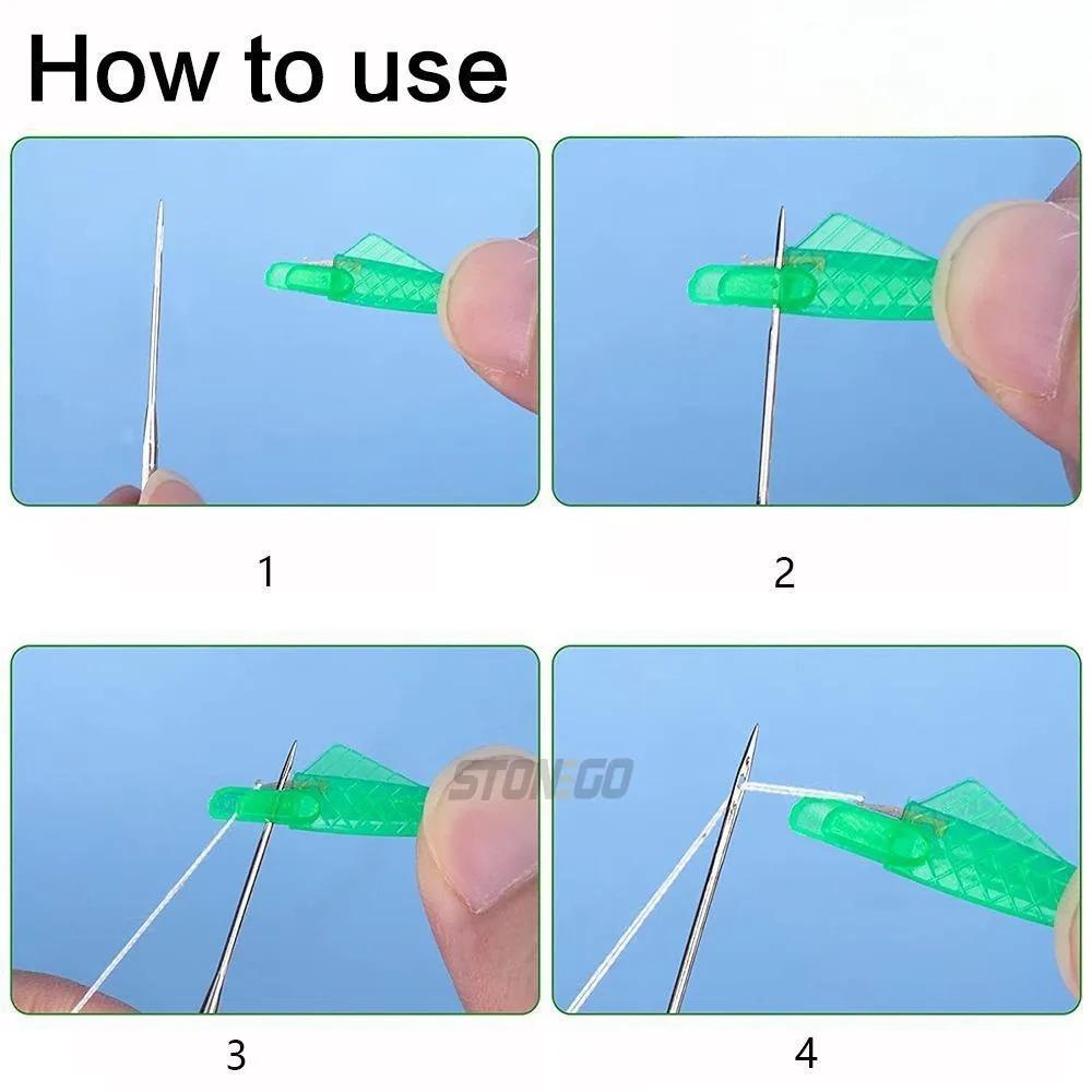 Easy Threading Tool for Sewing Machine: Quick Threader, Anti-Slip Needle Guide for DIY Crafts, Embroidery & Sewing Precision Kit, Elderly-Friendly Hand Sewing Aid, Home Sewing Accessories Set
